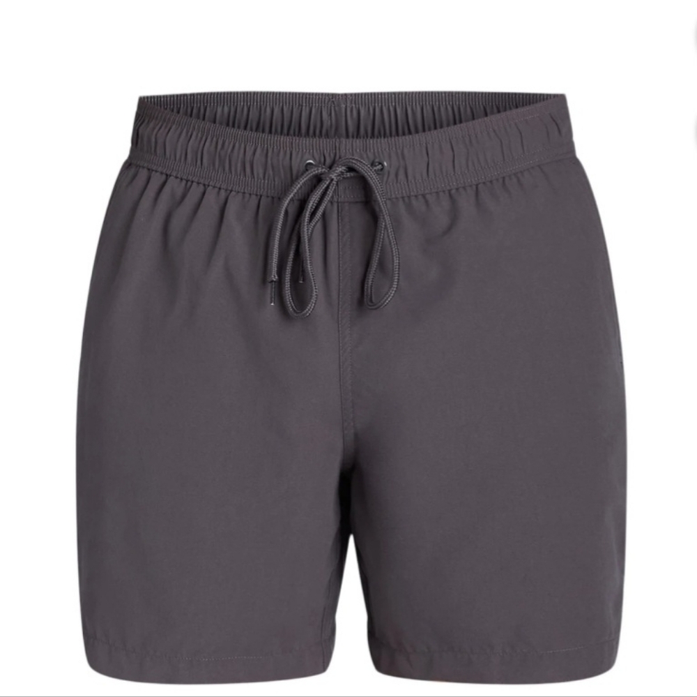 New George Men's 2xl gray Swim Trunks, 6" Inseam